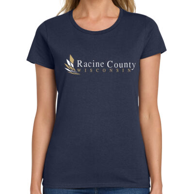 Racine County - Ladies Heavy Cotton 100% Cotton T Shirt Thumbnail