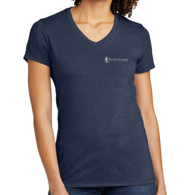 Racine County - Women's Tri Blend V Neck Tee Thumbnail