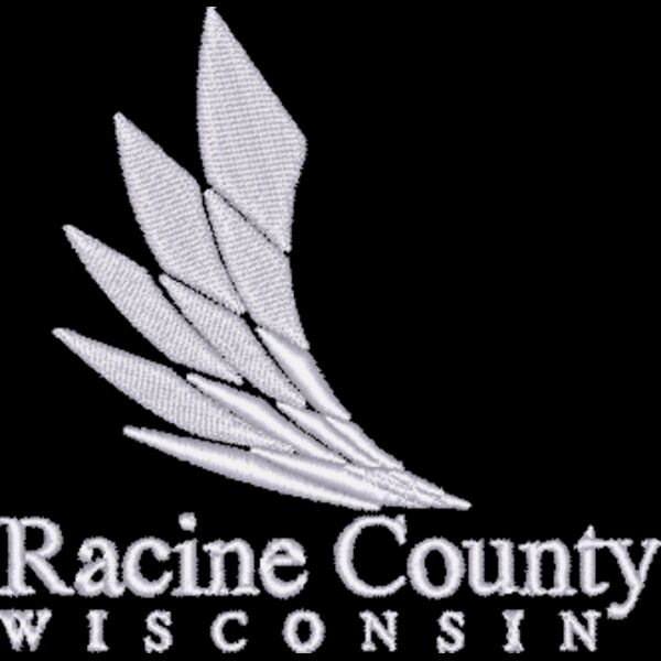 Racine County Embroidery - White Thumbnail